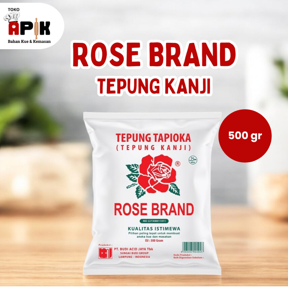 

ROSE BRAND TEPUNG KANJI 500GR / KANJI ROSE 20 X 500GR
