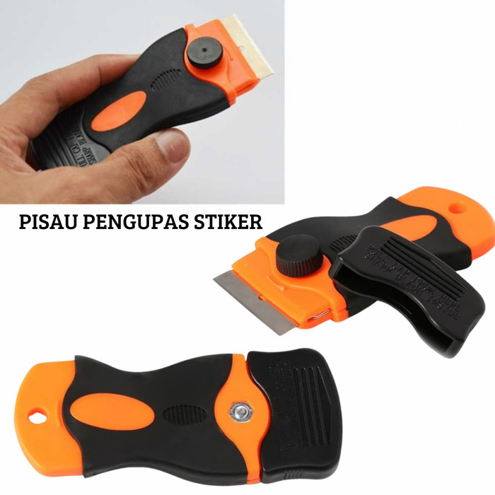 

Pisau Pengupas Stiker Serbaguna Scraper Knife for Car Sticker