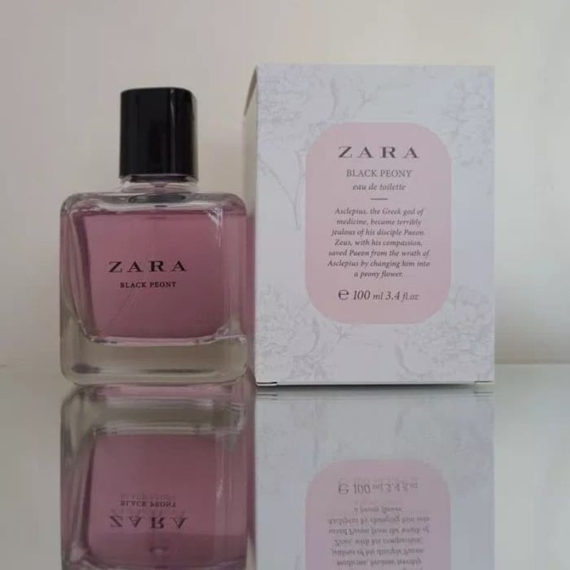 ZARA black peony 100ml women (ORIGINAL EROPA 100%)IMPORT nonbox