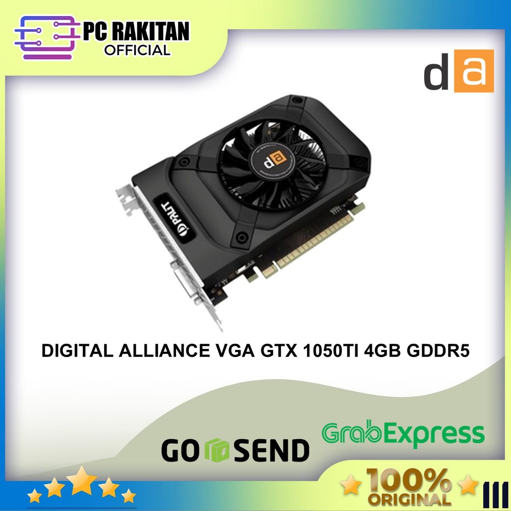 VGA DIGITAL ALLIANCE GTX 1050TI 4GB GDDR5