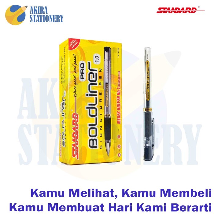 

[NEW] PULPEN / PEN / PENA STANDARD BOLDLINER PRO 1.0 - Hitam