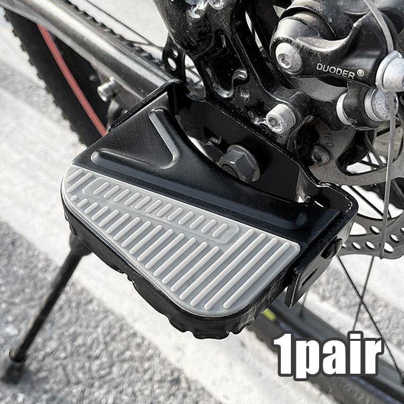 Pedal Sepeda Lipat BMX Baja - Pasangan Injakan Kaki untuk Sepeda Gunung / Pijakan Belakang Listrik E