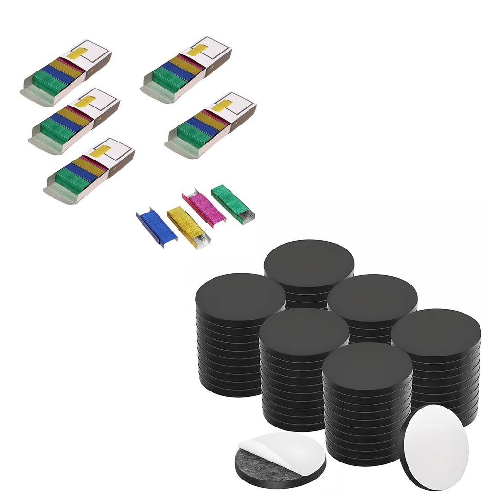 

Color Staples & 5 Sets 800Pcs/Box, Office Staples Cute Mini Staples Accessories, Refills Standard Staples, For Office And Study