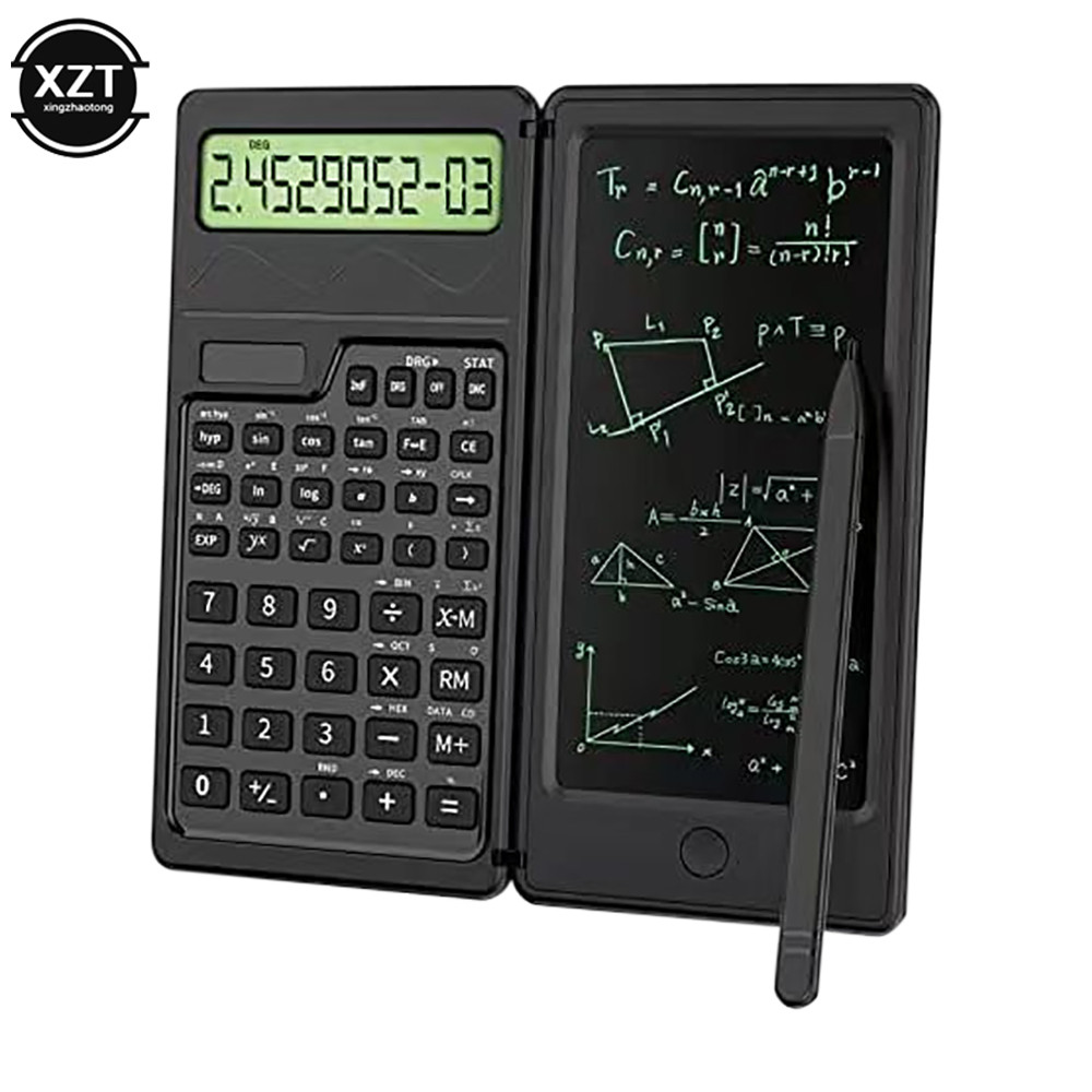 

Portable Calculator LCD Screen Writing Tablet 6 Inch Folding Scientific Calculator Tablet Digital Drawing Pad With Stylus Pen