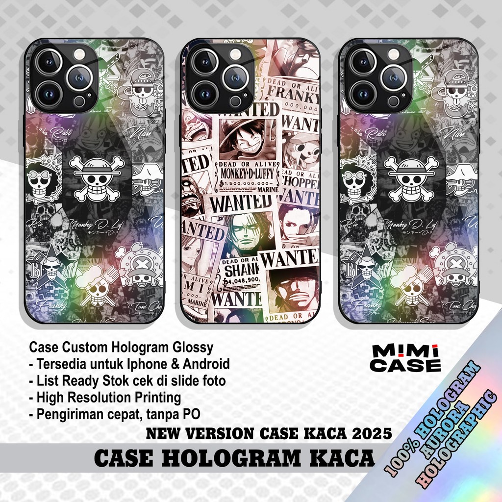 Casing Kaca Hologram Redmi 9 9A 9C 12 12C 13 13C NOTE13 NOTE14 G24X One Piece Softcase Glossy Premiu