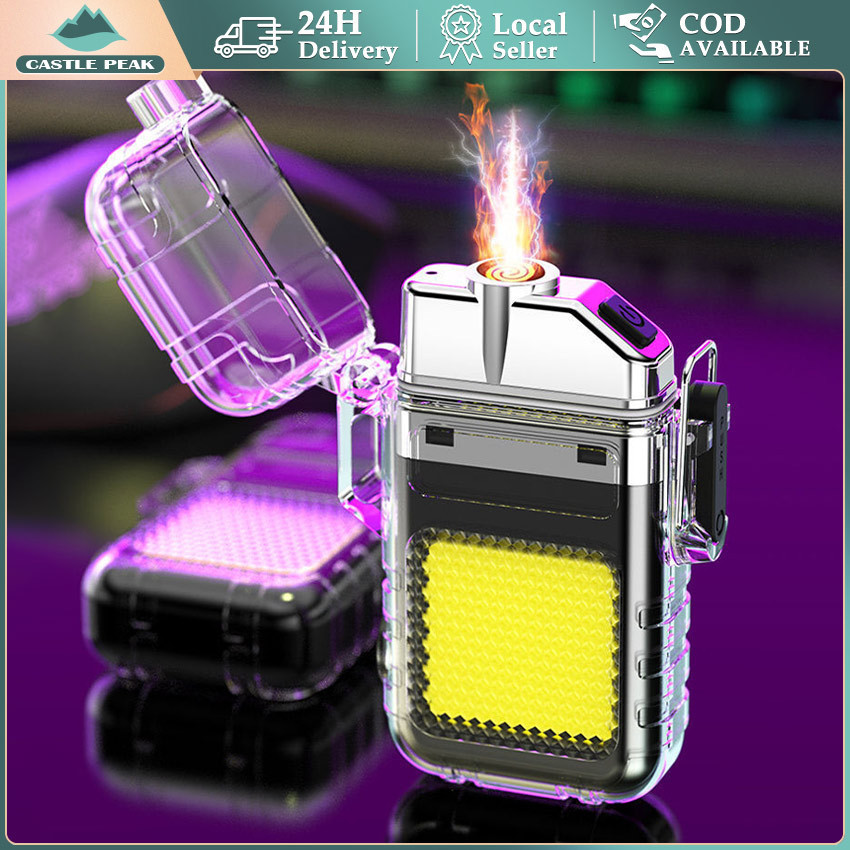 Lampu Mini COB Keychain Light Bahan Besi - Lampu Emergency Mini Cas