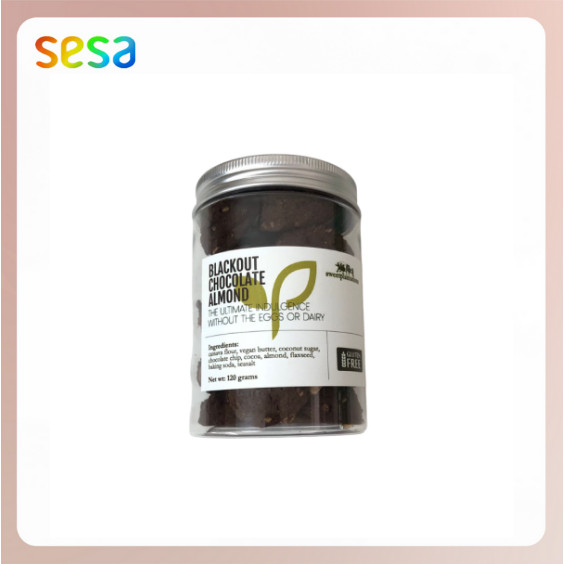 

SWEET PLANTATIONS GF Blackout Chocolate Almond 120gr - Gliuten FREE