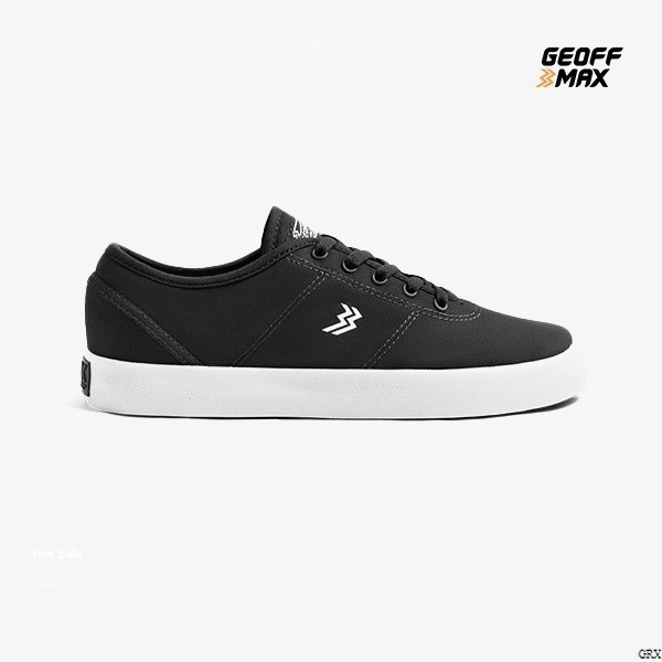 Sepatu Sneakers Geoff Max - Ethan Black White | Sepatu Pria Wanita Sneakers Casual Sekolah Kuliah co