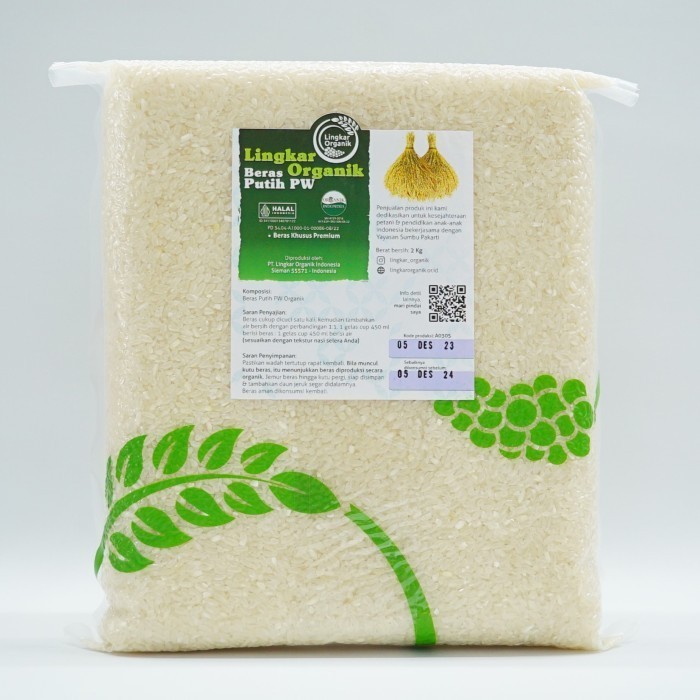 

Lingkar Organik Beras Pandan Wangi 2kg