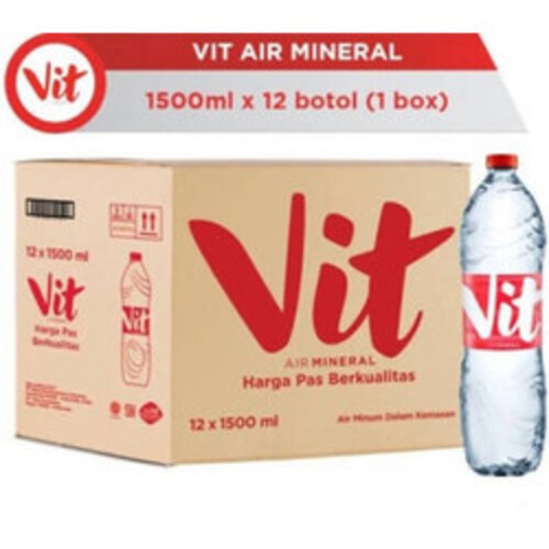 

VIT Botol BESAR 1,5 Liter 1 Dus isi 12