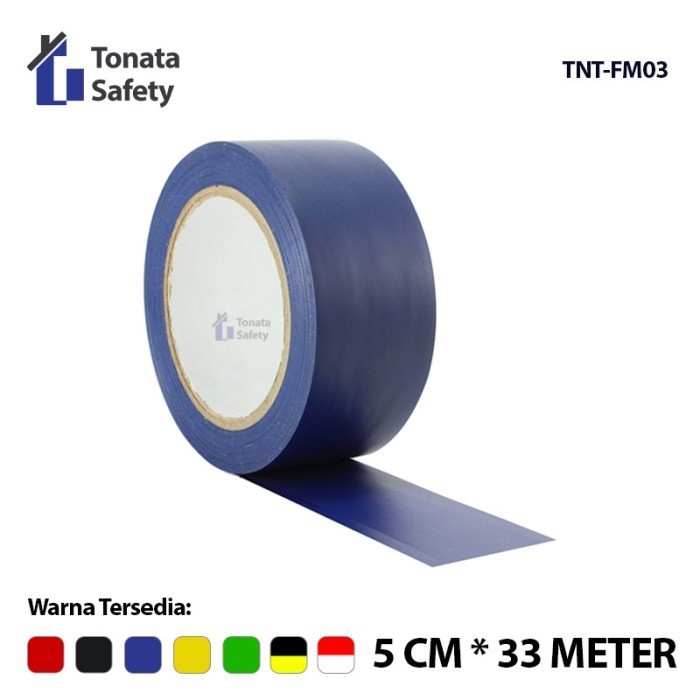 

Floor Marking Tonata / Lakban Biru / 5 cm x 33 m