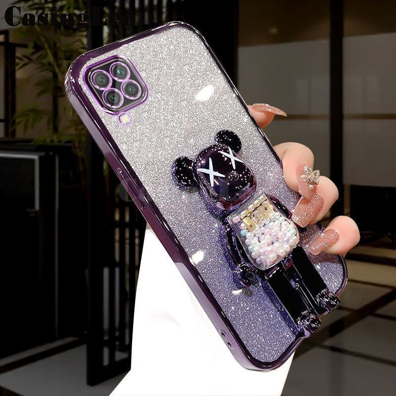 Casing HP Huawei Nova 7 / Nova 7 SE / Nova 7i Nova 13 Pro 13i Penutup belakang dengan Kartun Bear 3D