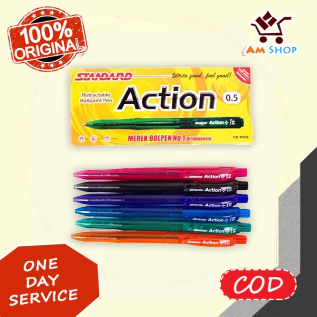 

Standard Pen - Action 0.5 ( Pulpen, Pena, Ballpoint )