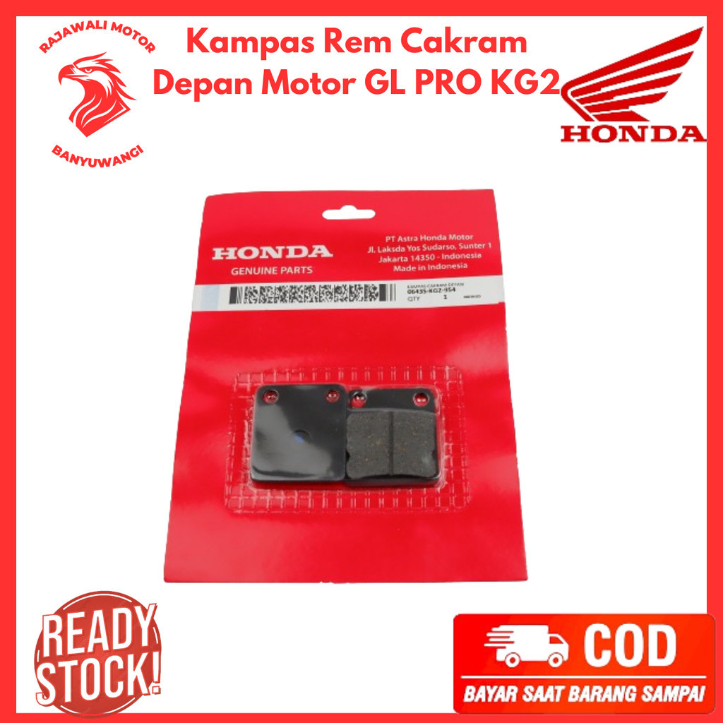 Kampas Rem Cakram Depan Motor GL PRO , GL MAX & NEOTECH / Kampas Rem Honda GL PRO - 06435-KG2-954