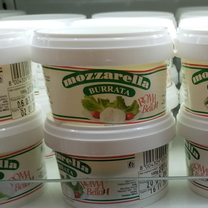 

Mozzarella burrata cow 100gr fresh cheese