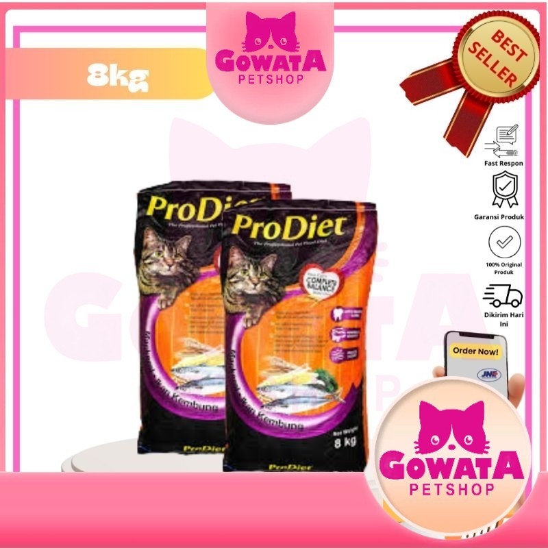 Makanan Kucing ProDiet Mackerel 8kg