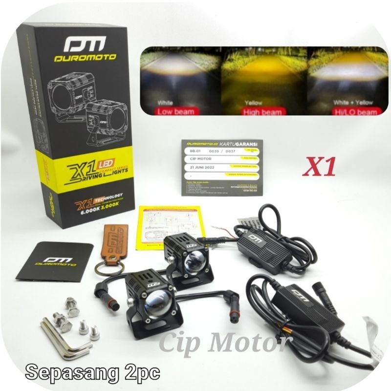 Lampu D2 Laser MotoLed Moto Led DUROMOTO M1 X1 DuroMoto M5 M6 HAPAG X1
