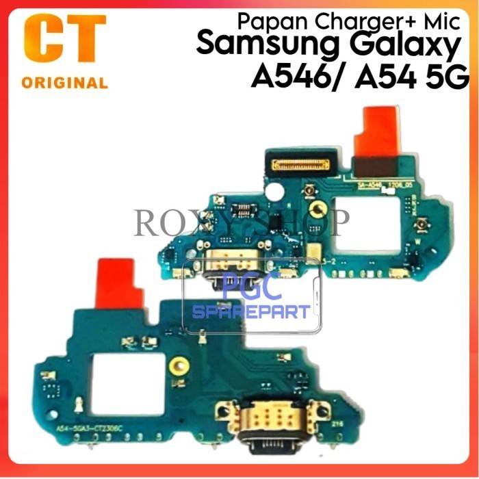 Papan Konektor PCB Charger Mic Samsung Galaxy A54 / A54 5G / SM-A546V / SM-A546U / SM-A546U1 / SM-A5