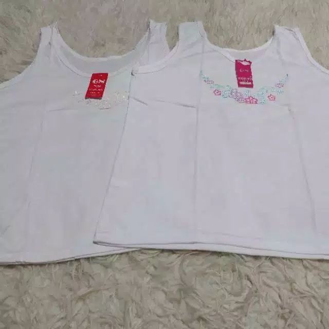 kaos dalam wanita remaja dan dewasa MERK GOLDEN NICK - renda warna, L