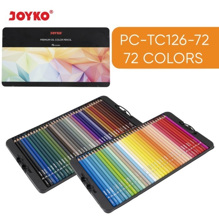 

Pensil Warna Joyko CP-TC126 Premium Oil Color Pencil - 72 Warna