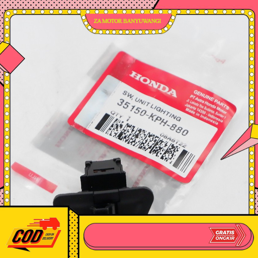 Tombol Lampu KPH Honda Karisma , Supra X 125 , Revo & Vario 110 Onderdil motor