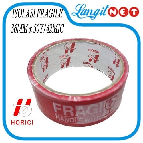 

ISOLASI HORICI105 FRAGILE MERAH 36MMx50Y 42MIC