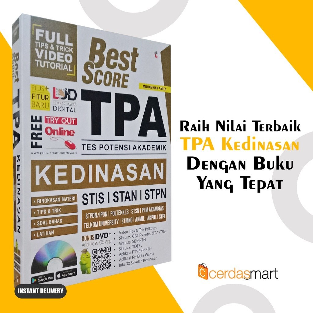 BUKU TES PSIKOTES IKATAN DINAS: BEST SCORE TPA KEDINASAN