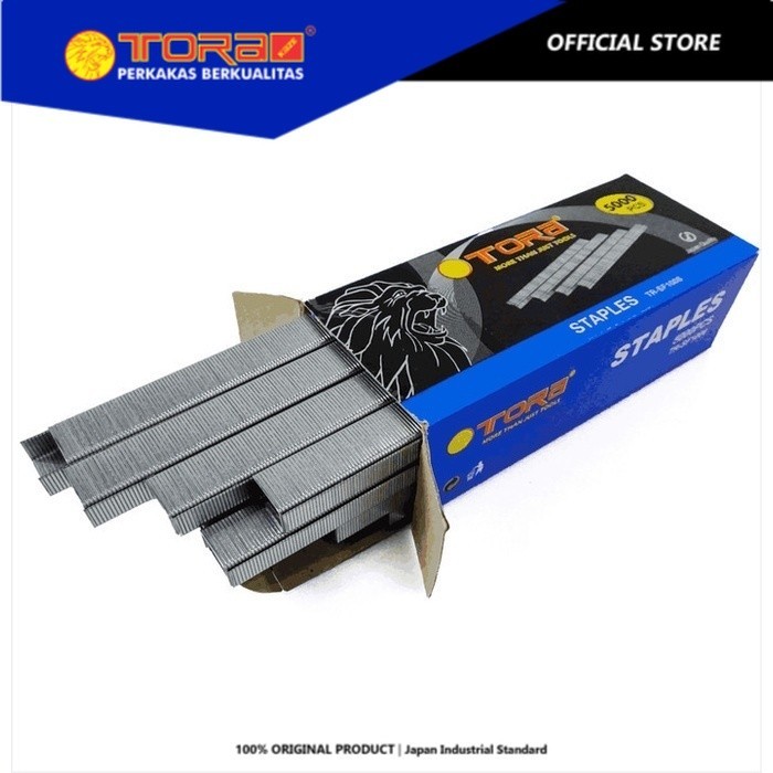 

TORA Isi Staples Tembak 8 mm 5000 Pcs / Box - Staples Manual - Staples Refil