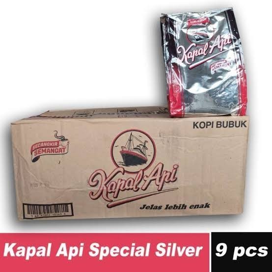 

Kapal api silver kopi bubuk 1 dus