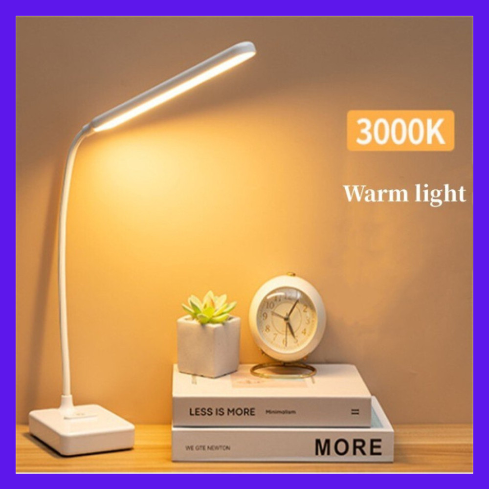 inovasi_tani-COD-Lampu Meja Belajar Rechargeable Lamp 30 LED Lampu Meja / Lampu Belajar 3 in 1 TaffL