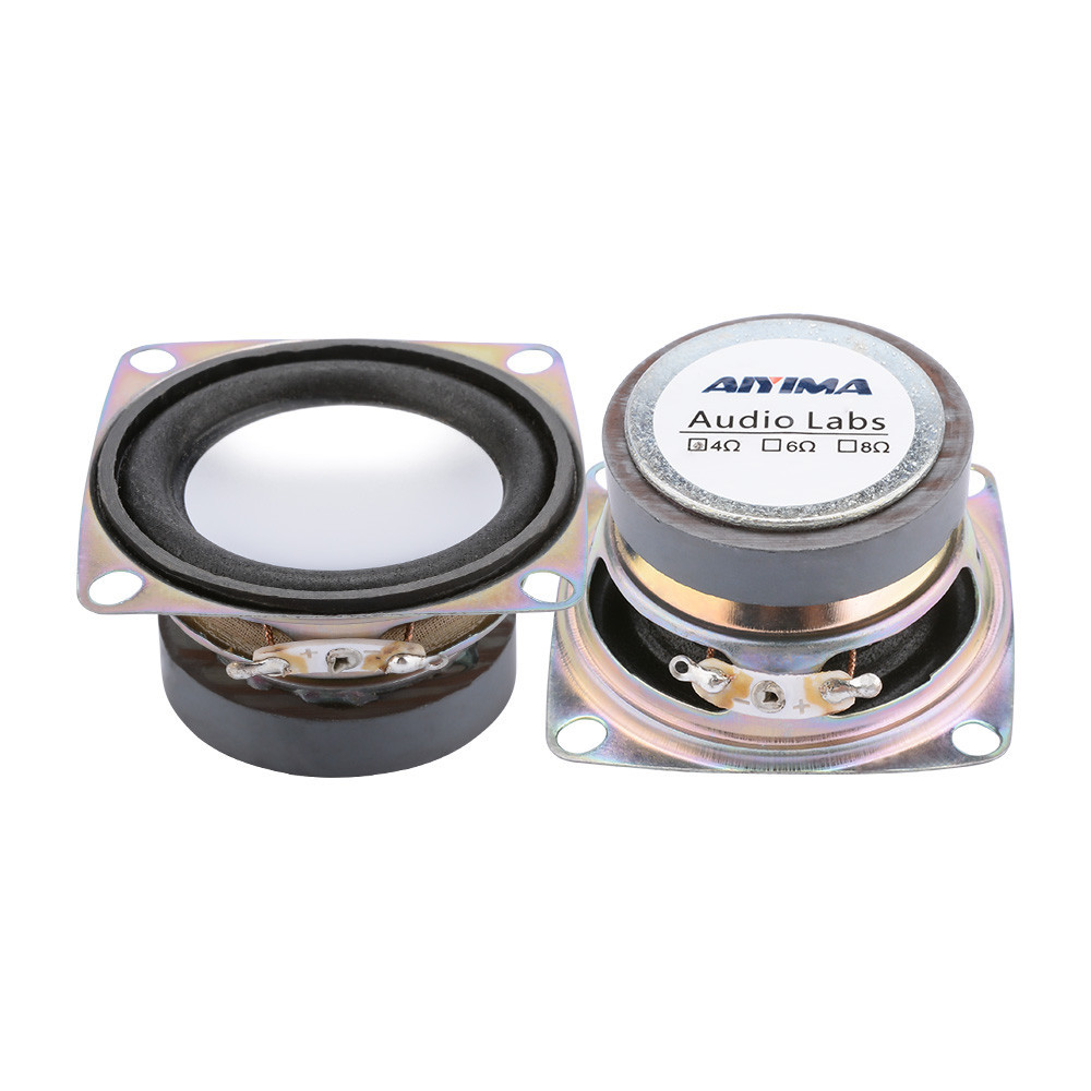 2Pcs 2 Inch 52MM Portable Full Range Audio Speaker 4 Ohm 3W Sound Speaker Amplifier Home Theater Lou