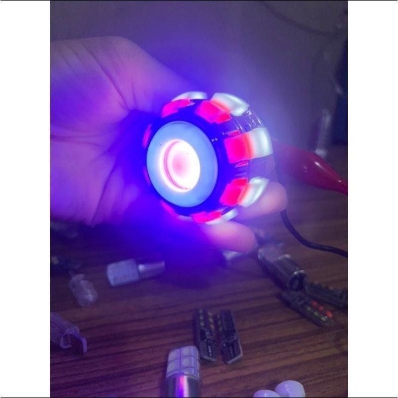 [ DELSER MOTOR ] LAMPU STOP PROJIE UBUR UBUR 12V DC MOTOR MATIC UNIVERSAL KAKI 2 RUNNING FLASH KEDIP