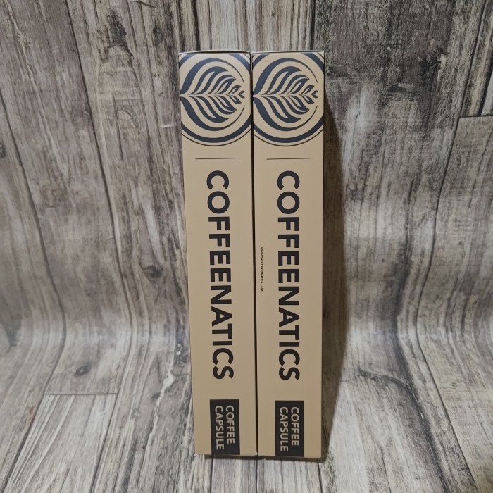 

coffeenatics italo nero / classic espresso coffee capsule - kopi capsul isi 10