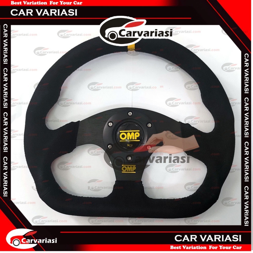 Steer Stir Racing OMP F1 Kulit Sued 5168