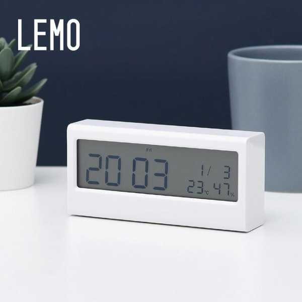 

Kaco LEMO Jam Weker Alarm Table Clock - K1422