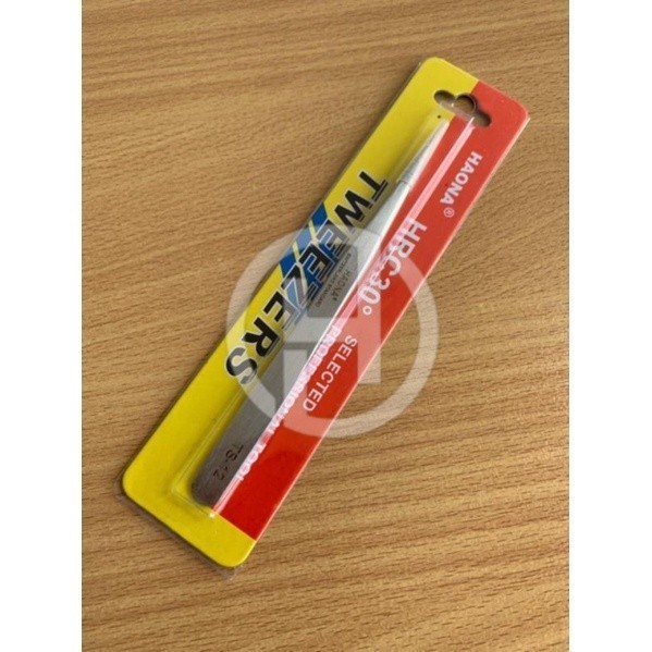 Pinset Tweezers Lurus Original Tebal - Bergaransi