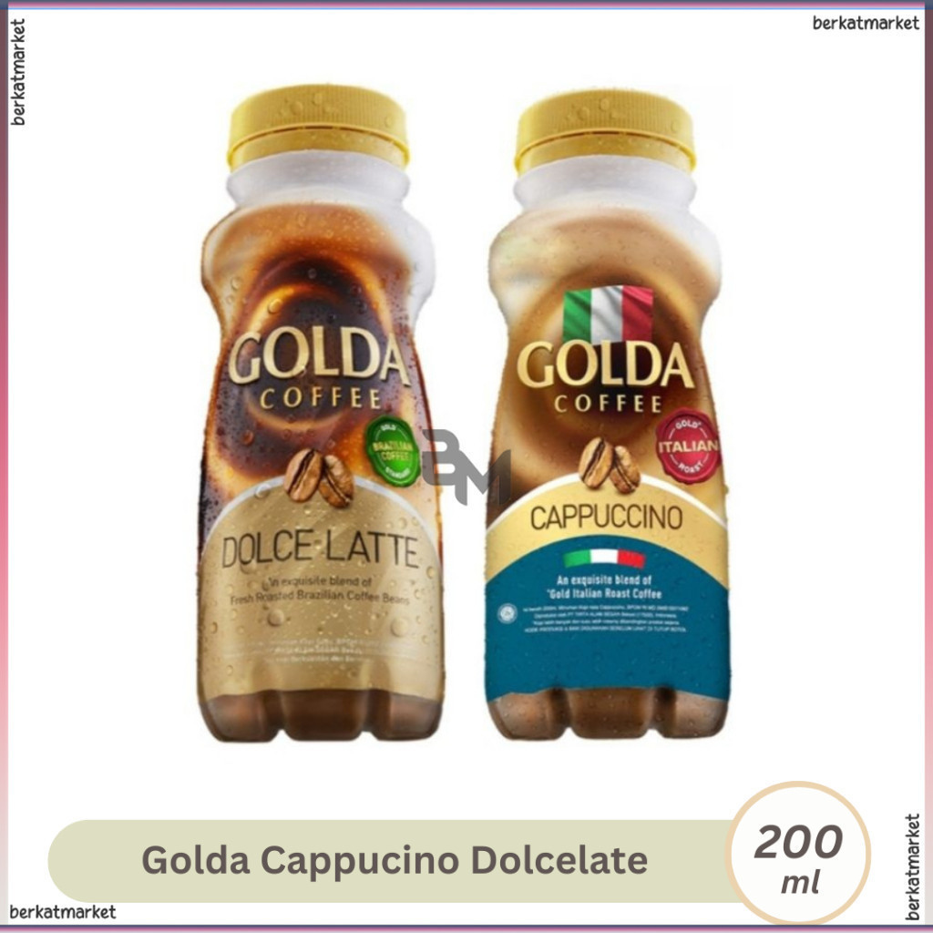 

Golda Coffee Cappuccino Dolcelate 200ml Gold ItaliaaGolda Coffee Kopi Dolce Latte Cappuccino Italian Roast 200ml 1 Botol Pcs Dus Karton n Roast Minuman Kopi Rasa Cappuchino