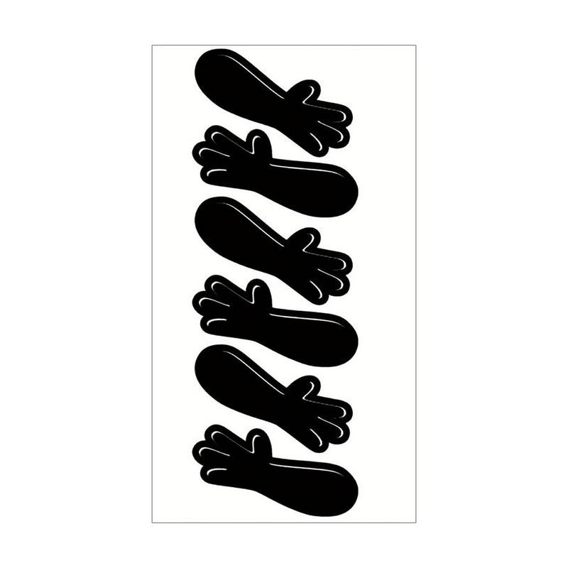 

New Hand Stickers For Outlets PVC Tiny Arm Design Decals Not Easy To Fade Humorous Wall Outlet Decals Prank Socket Stickers
