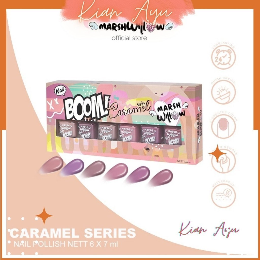 KianAyu* Marshwillow Nail Boom Caramel Series / Marshwillow Kutek