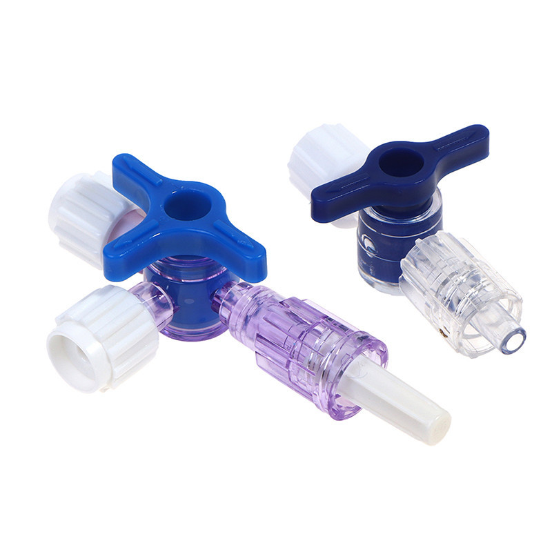 For Clinical Hospital Needle connector of syringe Adapter 2 or 3 Way Stopcock Flexiable T-Connector 