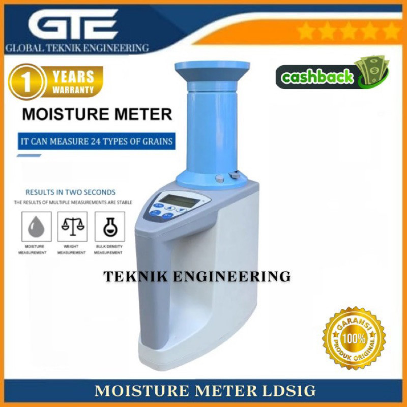 Moisture Meter LDS1G Beras Gandum Kacang Jagung dl Grain Tester LDS-1G