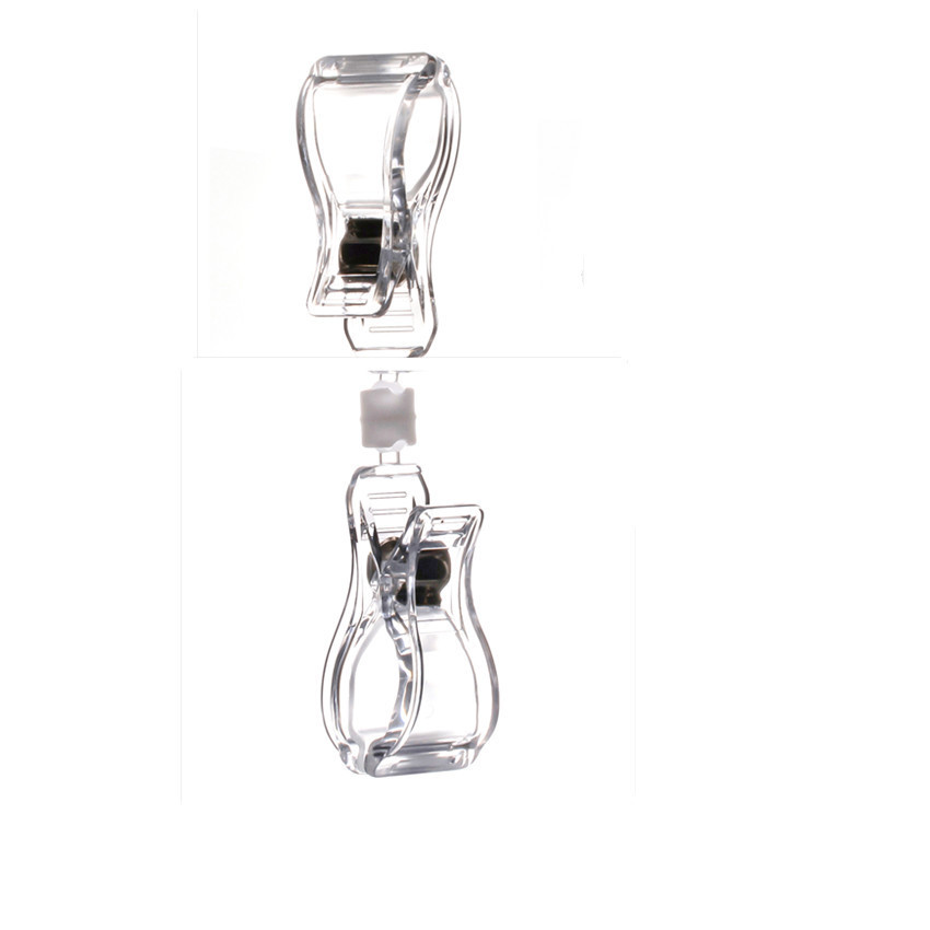 

Plastic Price Label Display Clips Clamp Sign Paper Card Holder Tube Turnable POP Merchandise Retail Promotion 20pcs