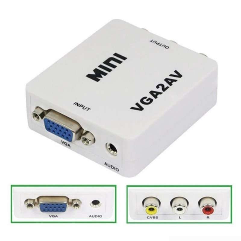 VGA TO AV RCA CONVERTER VGA2AV