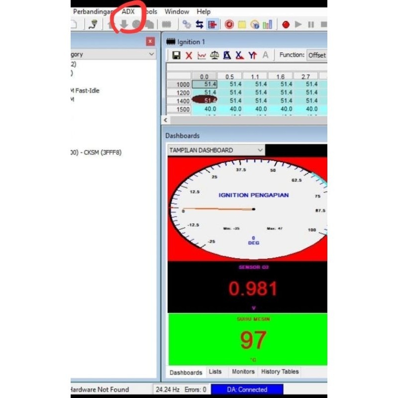 Paket ADX keihin shindengen matic live tuning & sofwer software remap tunerpro unlock password bisa 