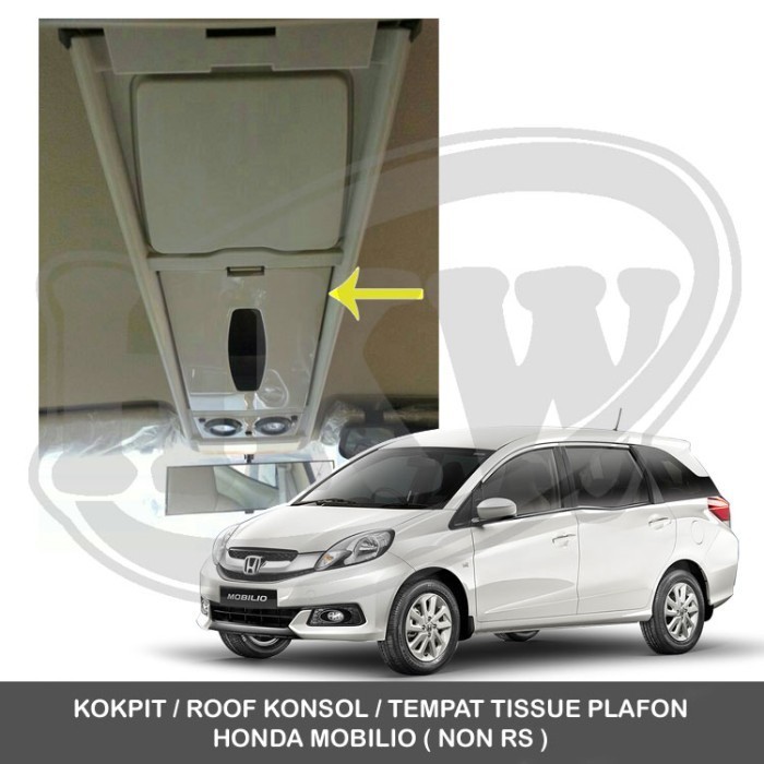 ROOF KONSOL-KONSOL BOX TEMPAT TISSUE PLAFON HONDA MOBILIO WARNA CREAM
