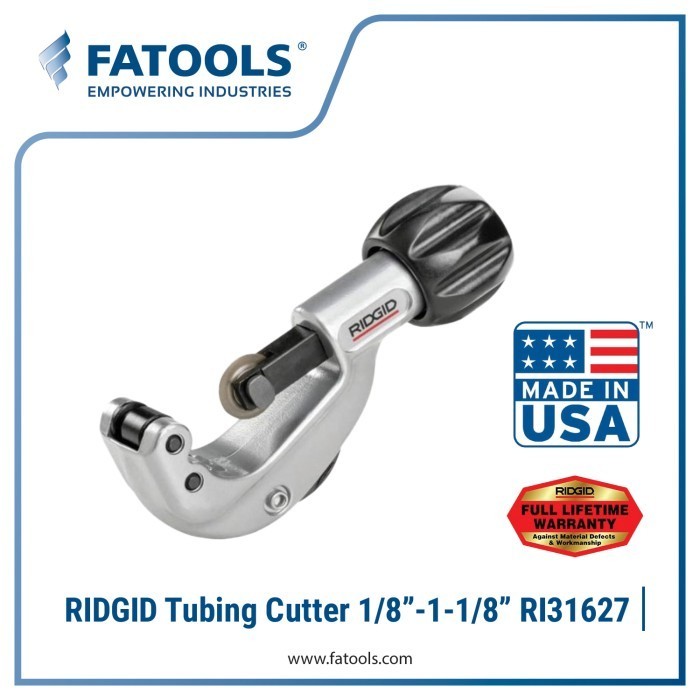 

GB99 RIDGID 31627 Tube Cutter 1/8" - 1-1.8" Pemotong Tubing Pipa AC