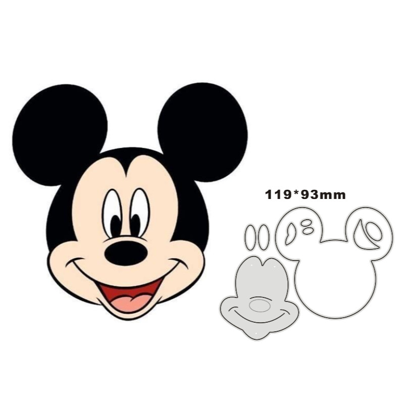 Disney Metal Cutting Dies Stencils Mickey for DIY Scrapbooking Album Stamp Paper Card Embossing 2022