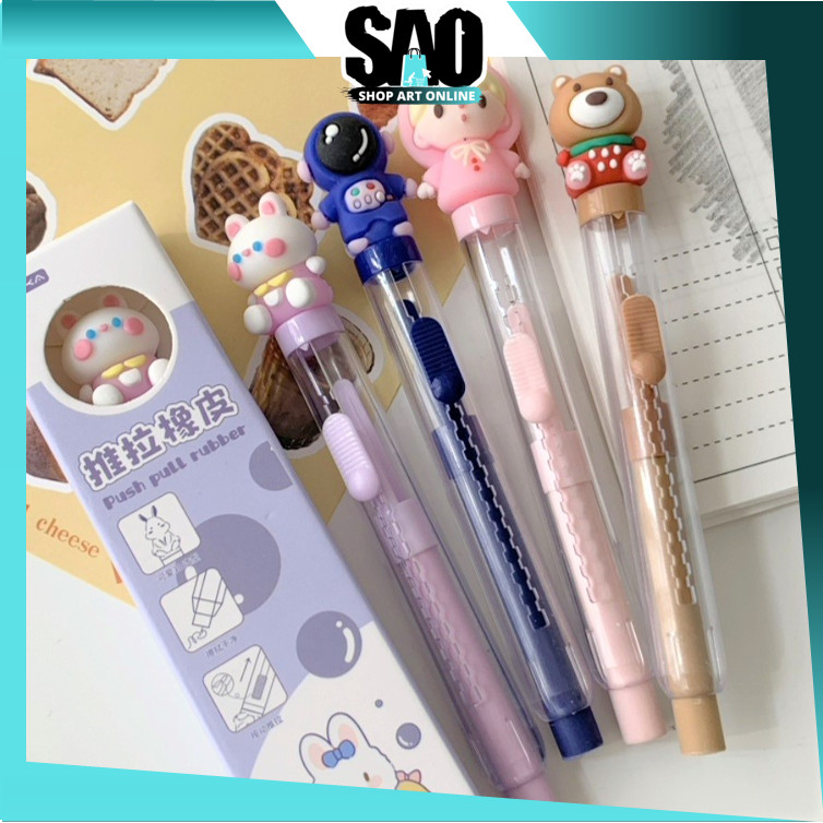 

SAO - S6304 Penghapus Karakter Mekanik / Cute Mechanical Pencil Eraser