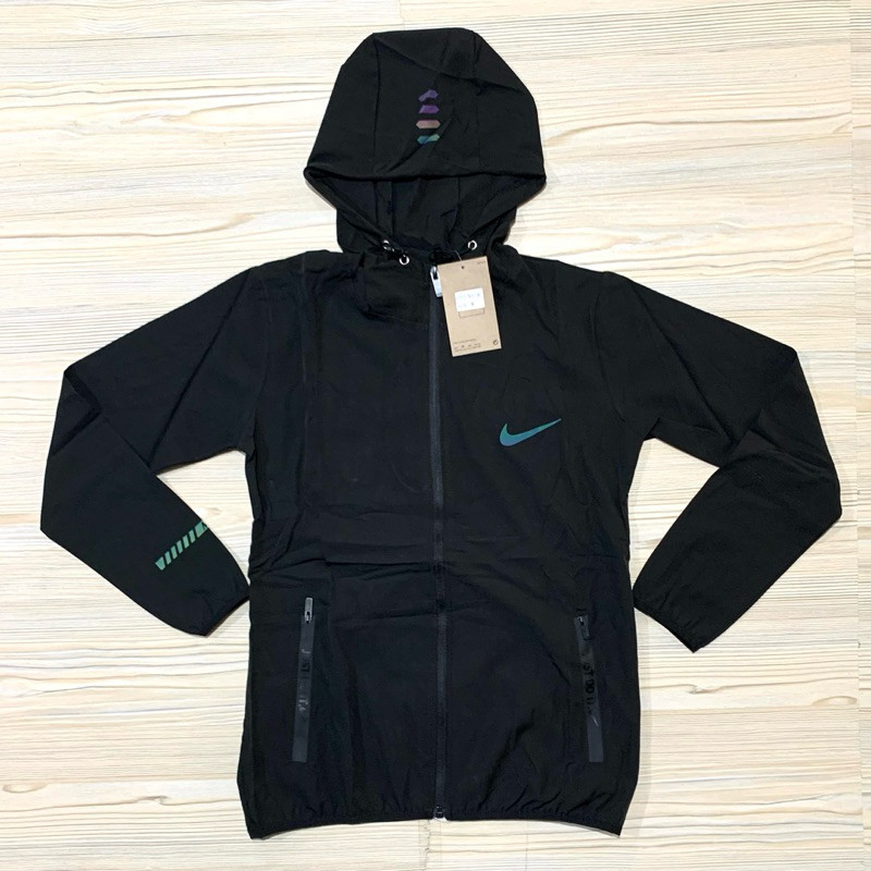NA51TW JAKET MICRO WANITA NIKE IMPORT PREMIUM OLAHRAGA RUNNING STYLE LADIES STABILO MERAH HITAM PUTI