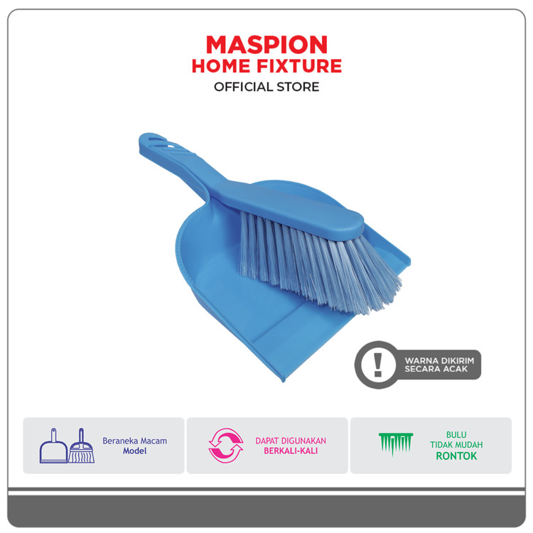 Maspion Sikat dan Serok Debut Set Plastik BS-004 S